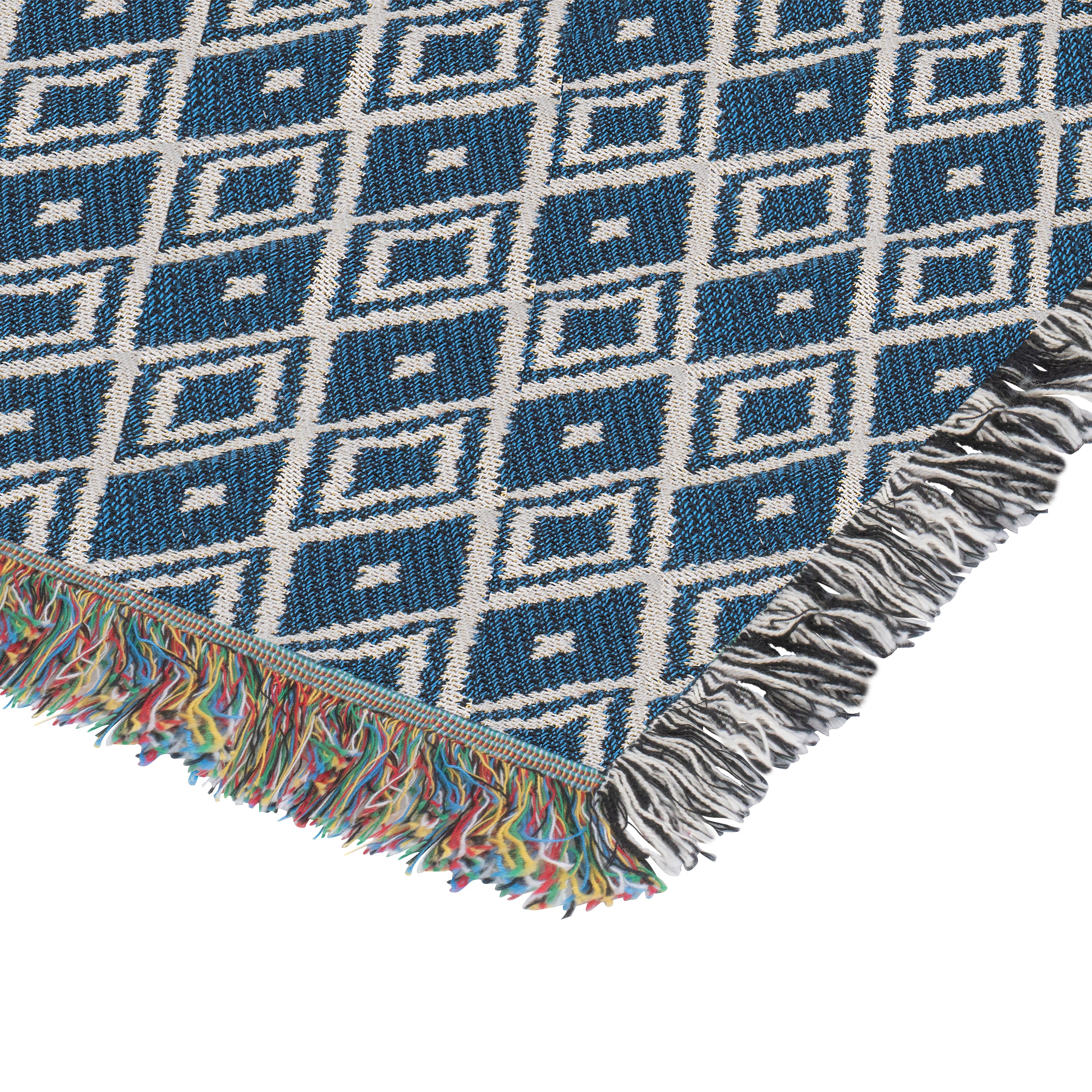Diamond Lattice Woven Blanket
