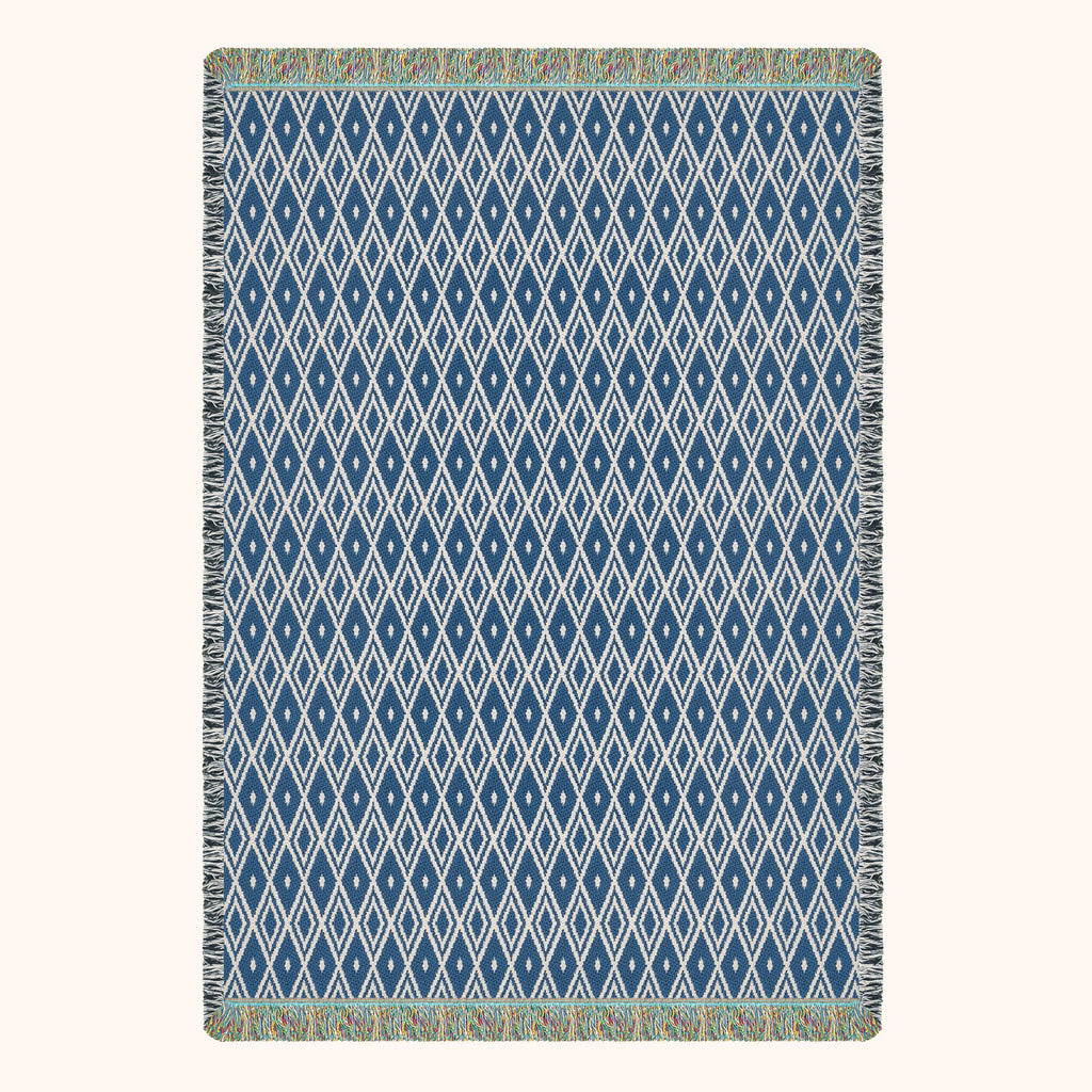 Diamond Lattice Woven Blanket