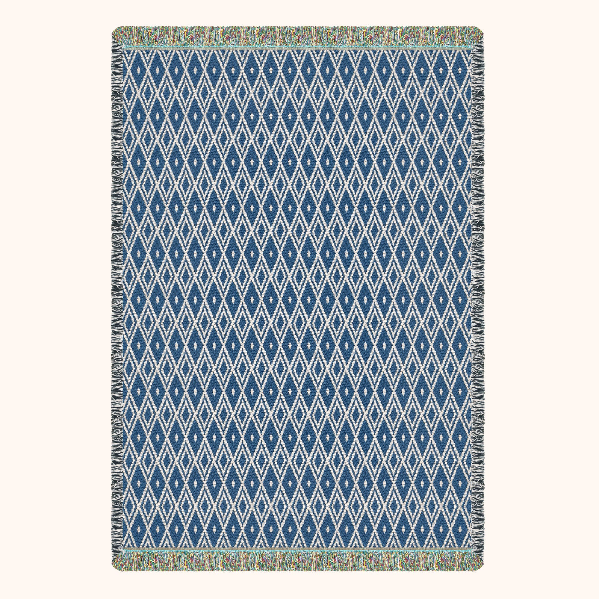 Diamond Lattice Woven Blanket