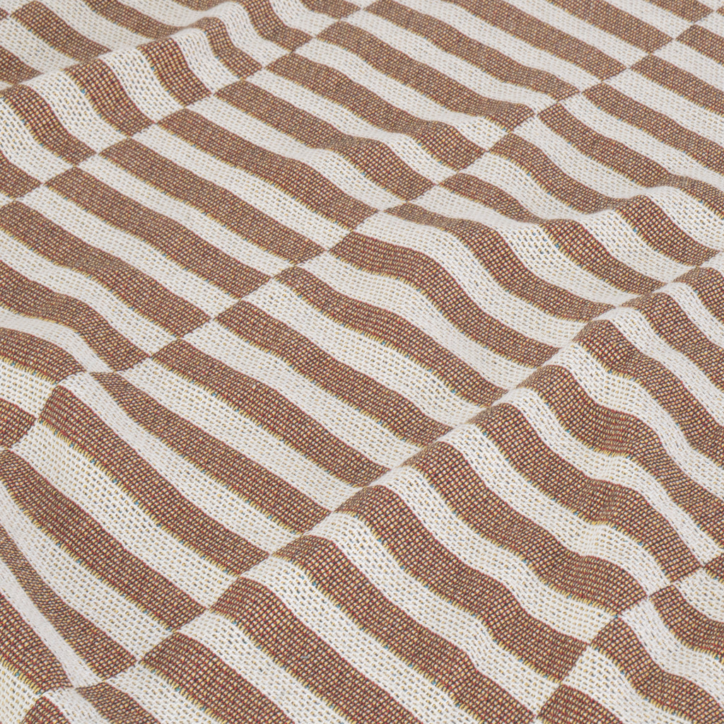 Offset Stripes Woven Blanket
