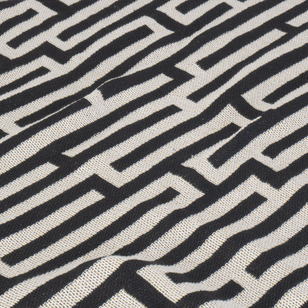 Linear Maze Woven Blanket