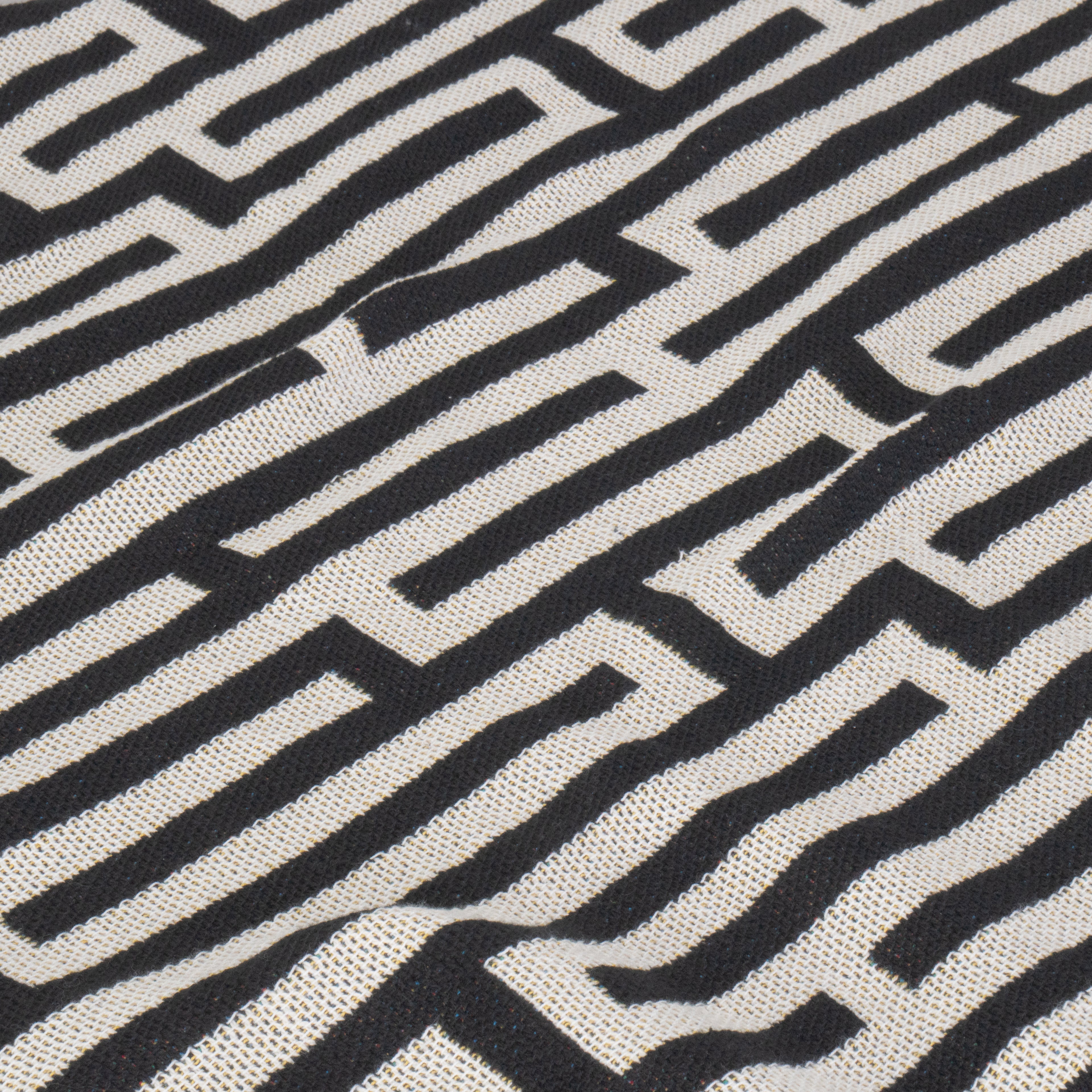 Linear Maze Woven Blanket