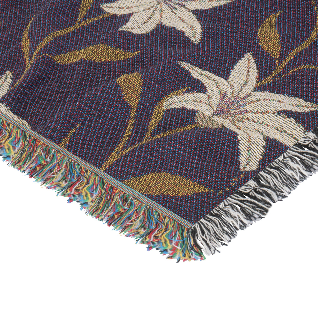 Gilded Lily Woven Blanket