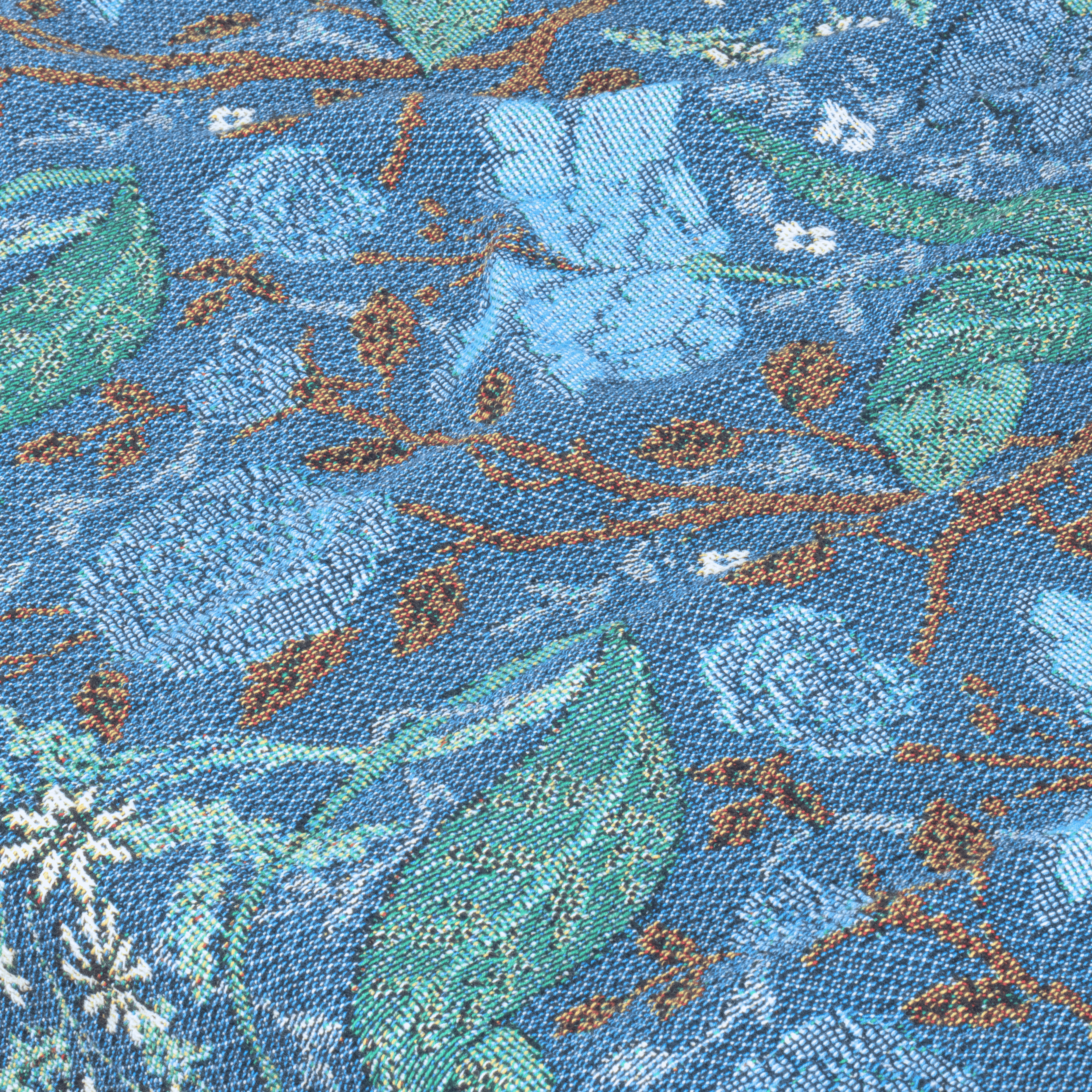 Midnight Country Meadow Woven Blanket