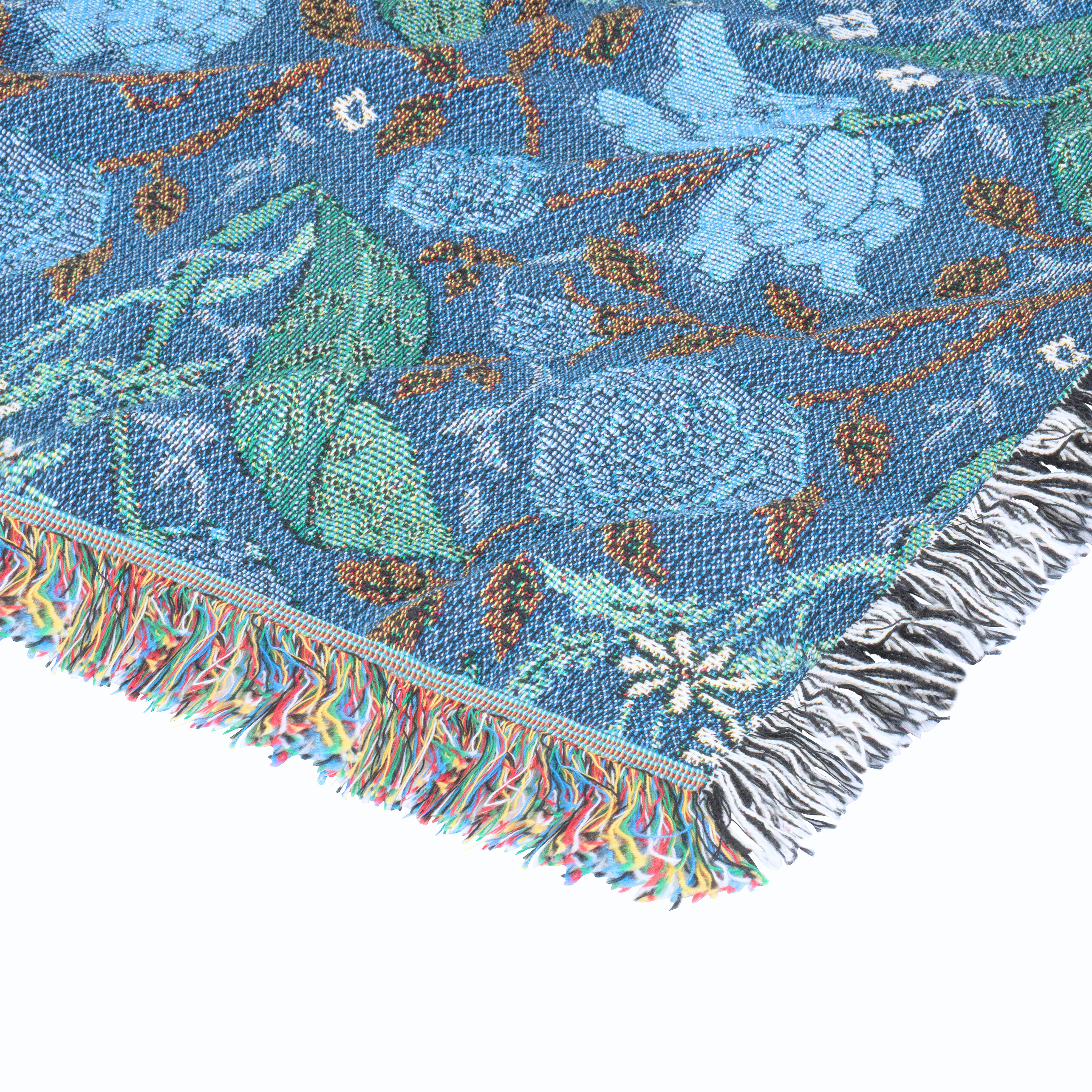 Midnight Country Meadow Woven Blanket